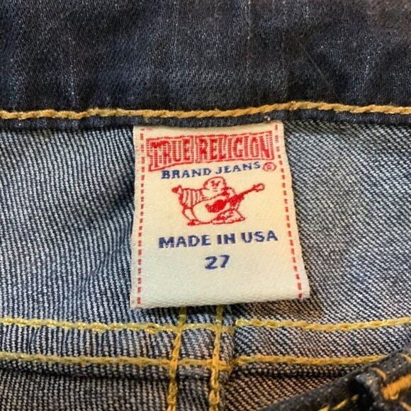 True Religion Stella Dark Wash Skinny Jeans Size 27 - Picture 10 of 12